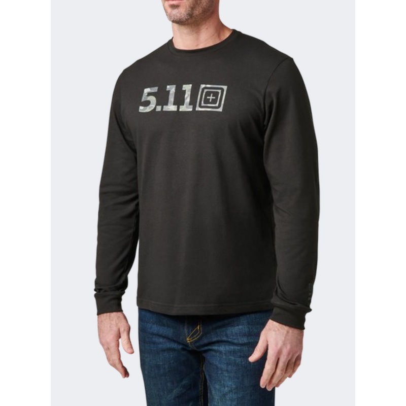 5-11 Logo Fill Men Tactical Long Sleeve Black