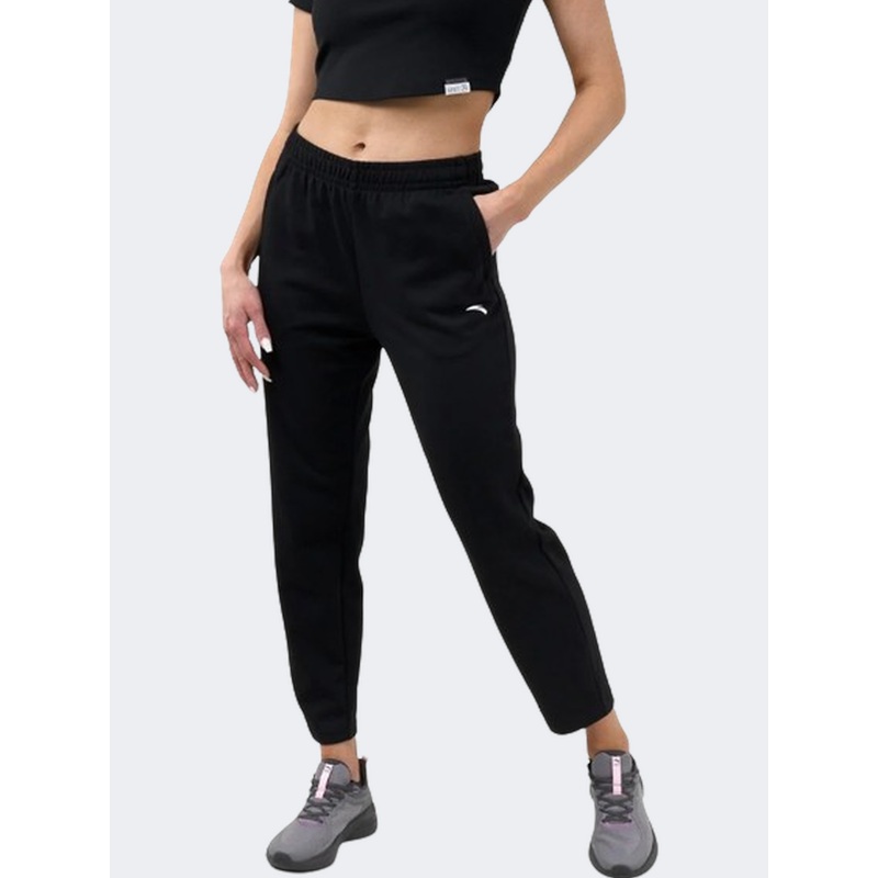 Anta Classic Knit  Women Training Pant Black