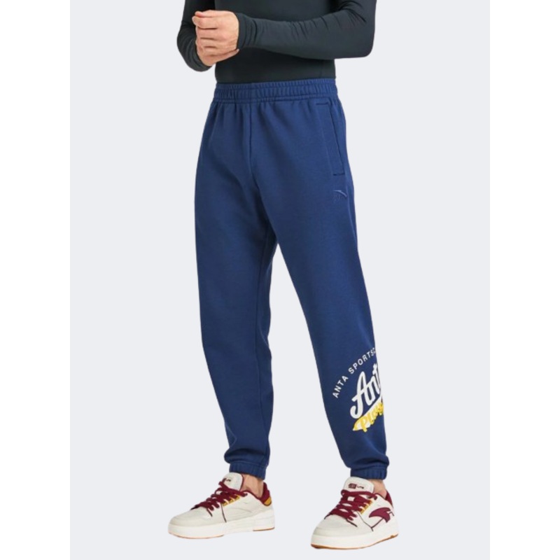 Anta Vintage Men Lifestyle Pant Blue