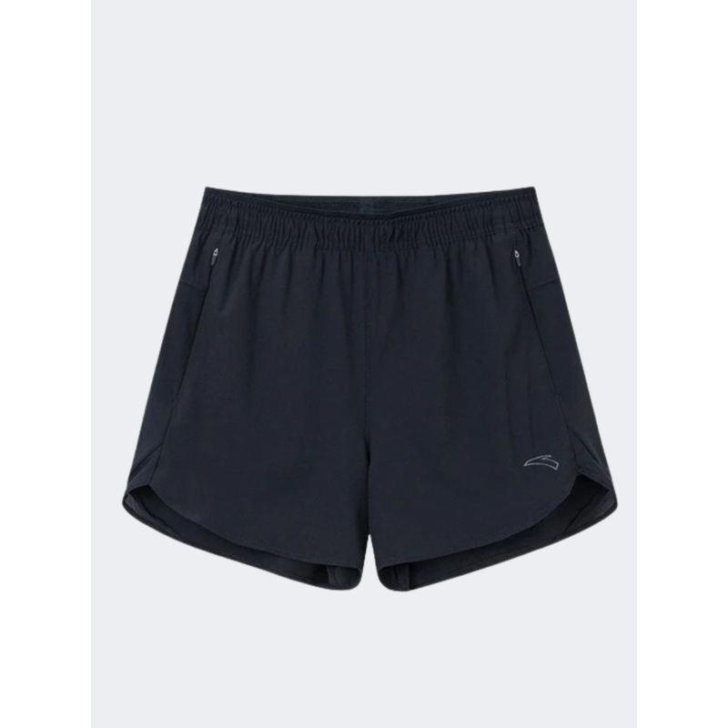 Anta Woven Women Running Short Black