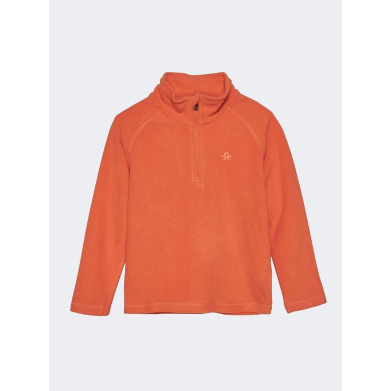 Color Kids Boys Skiing Fleece Orange