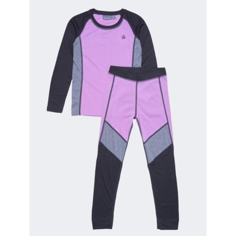Color Kids Girls Skiing Baselayer Violet Tulle