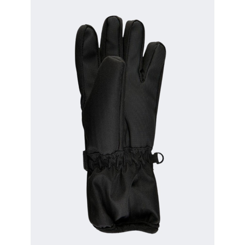 Color Kids Unisex Skiing Gloves Black