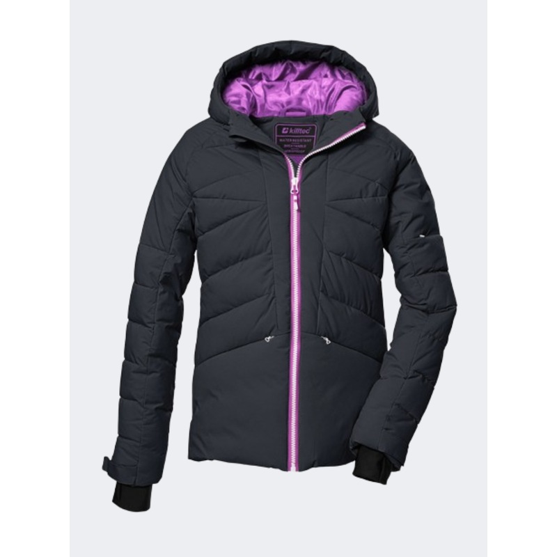 Killtec Ksw 116 Girls Skiing Jacket Black/Blue
