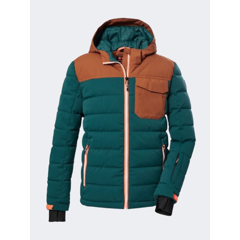 Killtec Ksw 123 Boys Skiing Jacket Petrol