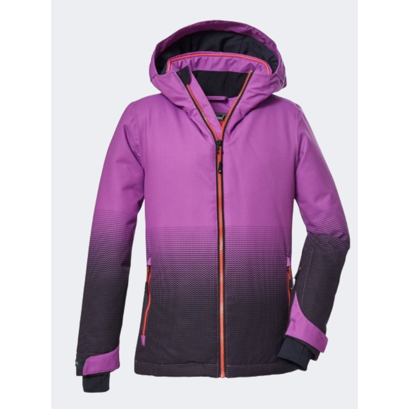 Killtec Ksw 183 Girls Skiing Jacket Neon Pure Orchid