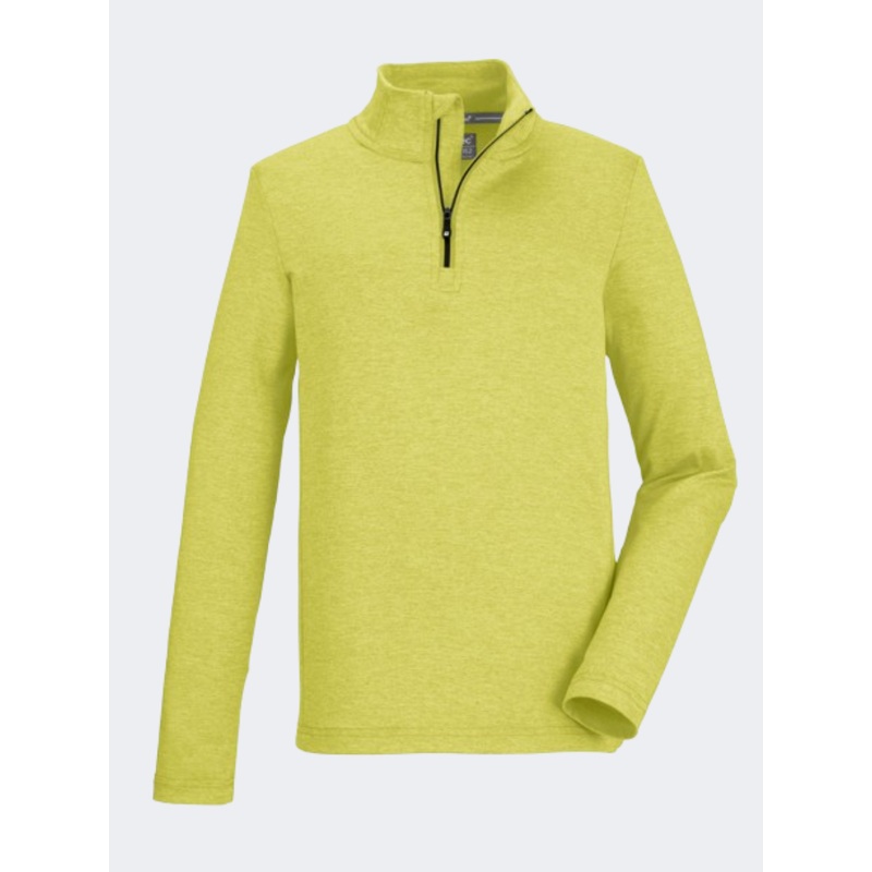 Killtec Ksw 185 Boys Skiing Long Sleeve Lime