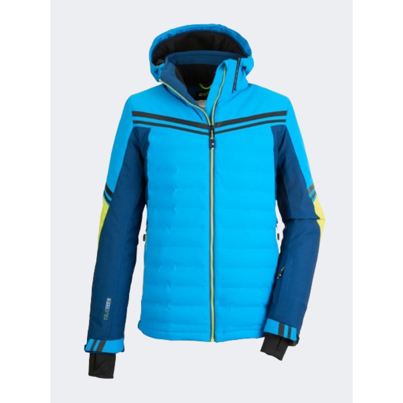 Killtec Ksw 73 Men Skiing Jacket Sky Blue/Dark Petrol