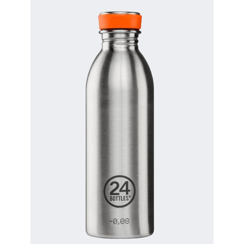 24Bottles Urban Lifestyle Water Bottle Grey/Orange