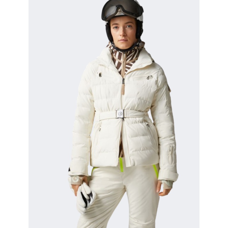 Bogner Ellya Women Skiing Jacket Off White