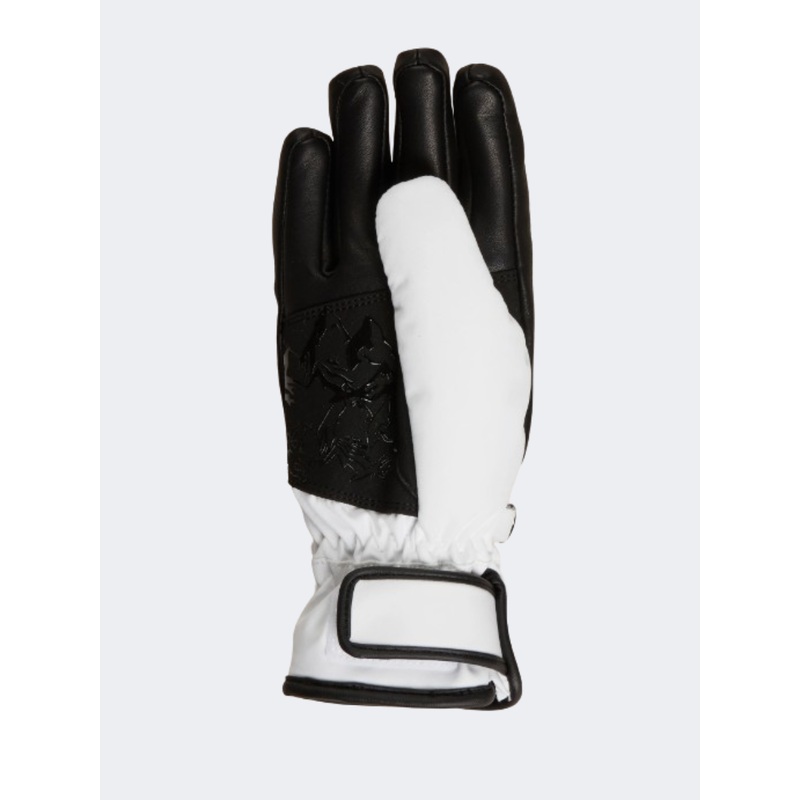Bogner Hilla R-Tex Women Skiing Gloves Off White