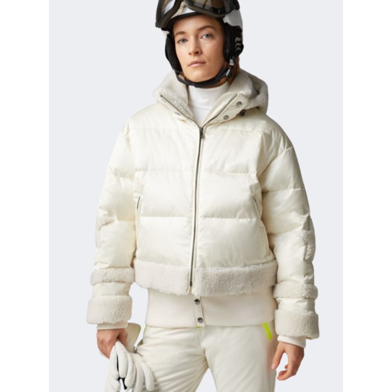 Bogner Mia Women Skiing Jacket Off White