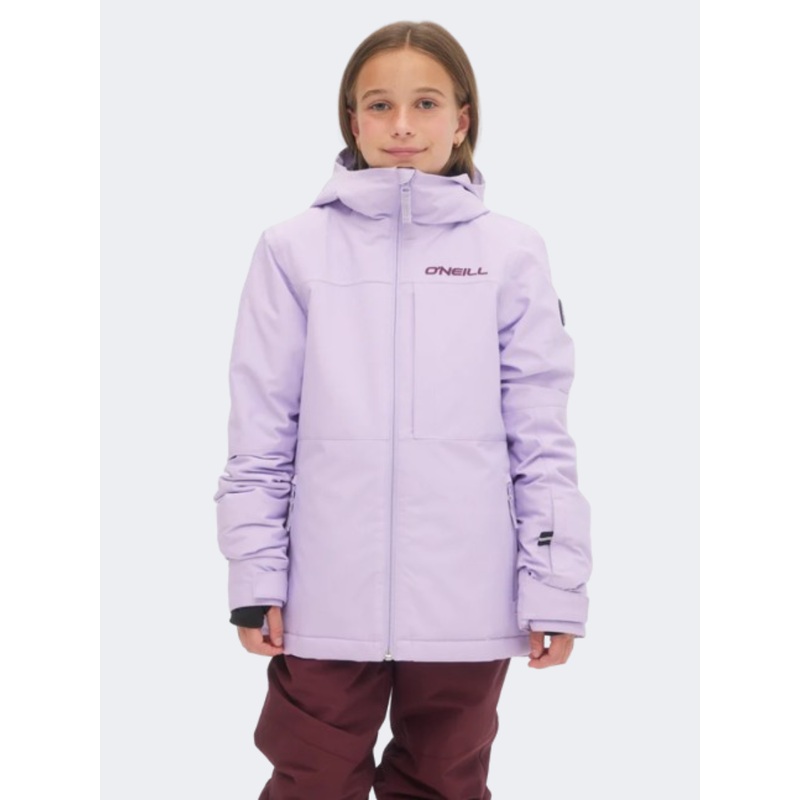 ONeill Lite Girls Skiing Jacket Purple Rose