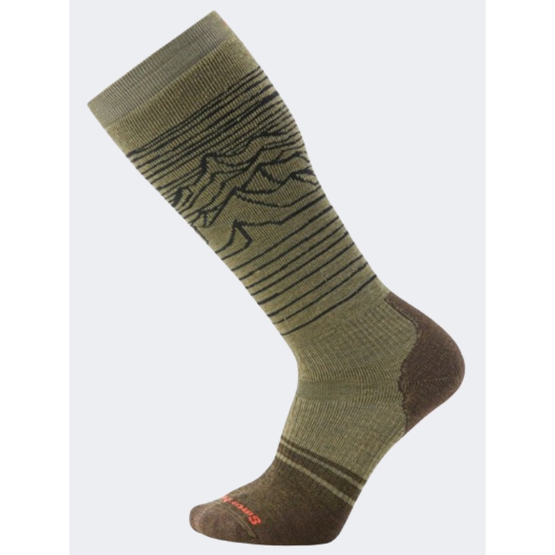 Smartwool Iguchi Pattern Unisex Skiing Sock Winter Moss