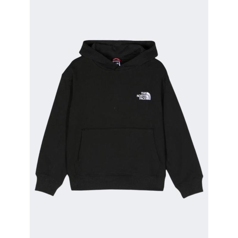 The North Face Mountain Line Boys Lifestyle Hoody Black/Green
