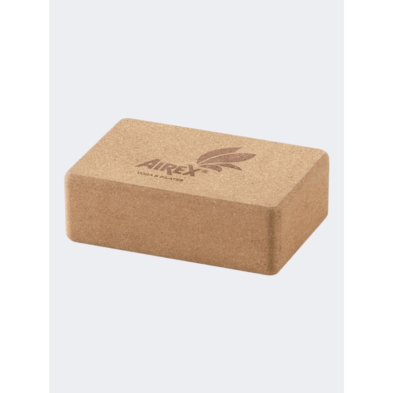 Airex Eco Cork Block Yoga And Pilates Gear Brown