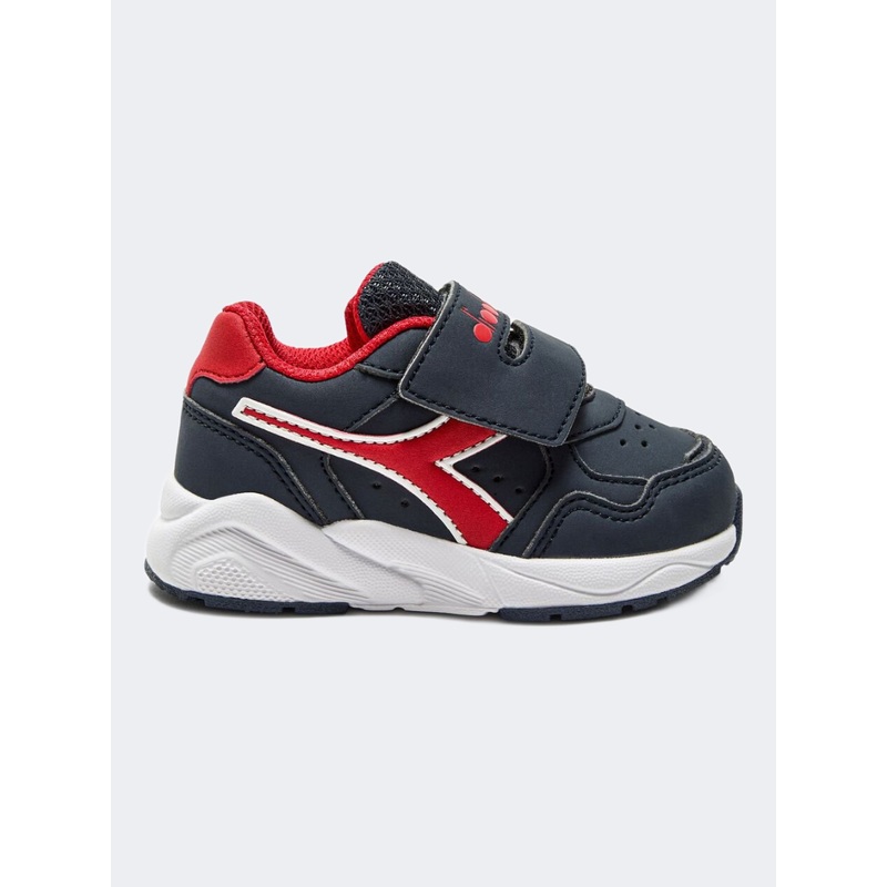 Diadora Falcon 5 Sl I Infant-Boys Running Shoes Blue/White/Red