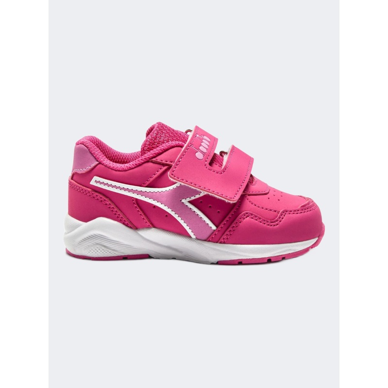 Diadora Falcon 5 Sl I Infant-Girls Running Shoes Pink /Fuchsia