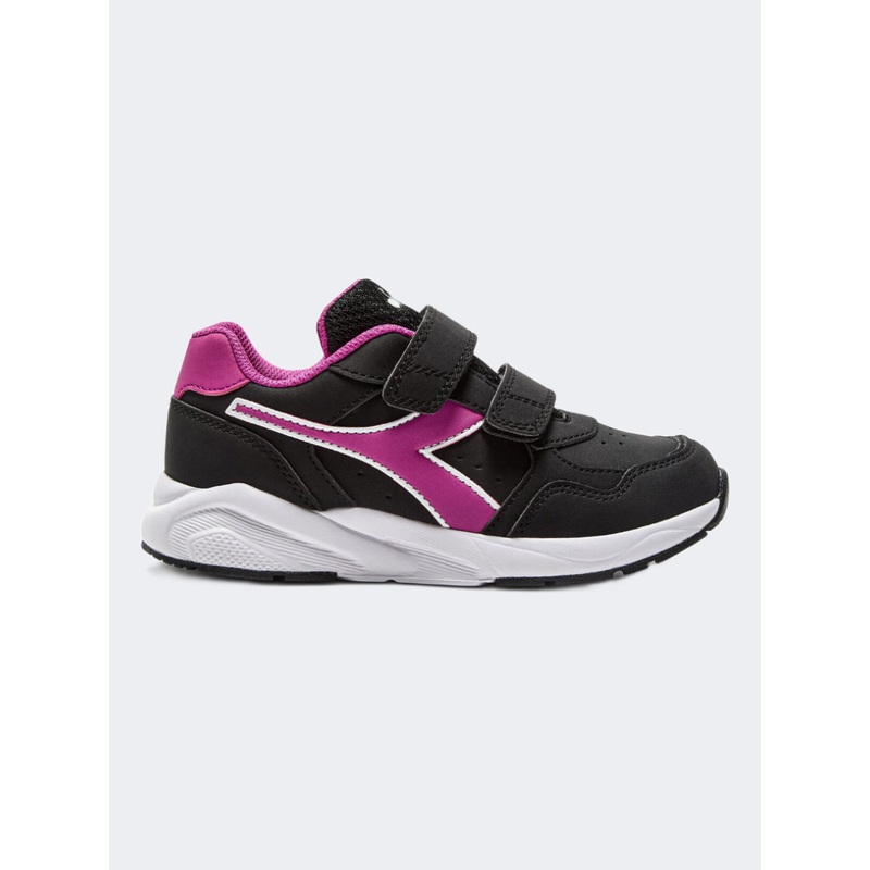 Diadora Falcon 5 Sl Jr V Ps-Girls Running Shoes Black/Rose