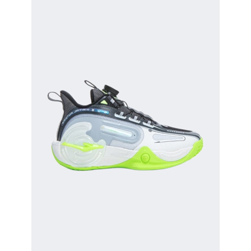 Erke Kids-Boys Basketball Shoes Charcoal/Gray
