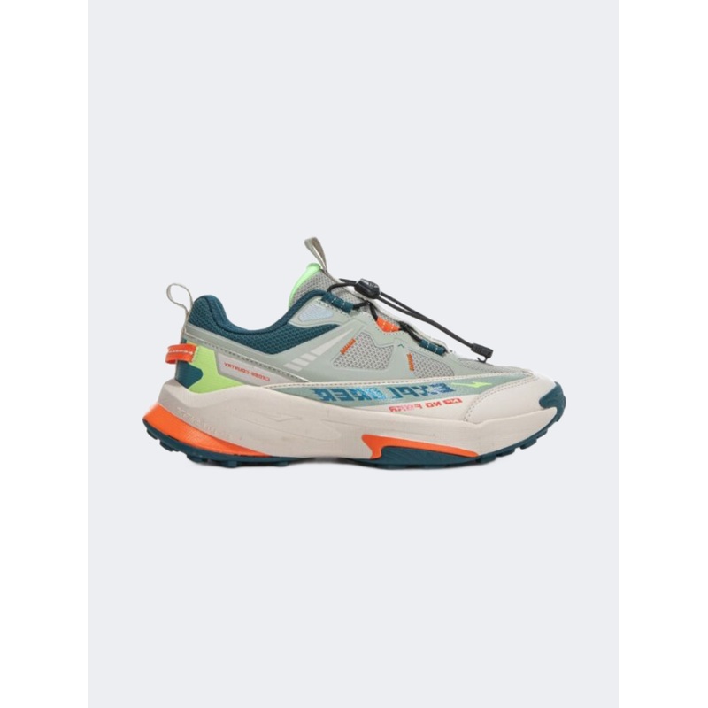 Erke Kids-Boys Running Shoes Green/Flaxen/Cyan