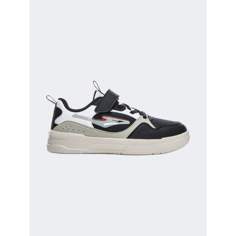 Erke Skateboard Kids-Boys Lifestyle Shoes Black/White/Gray