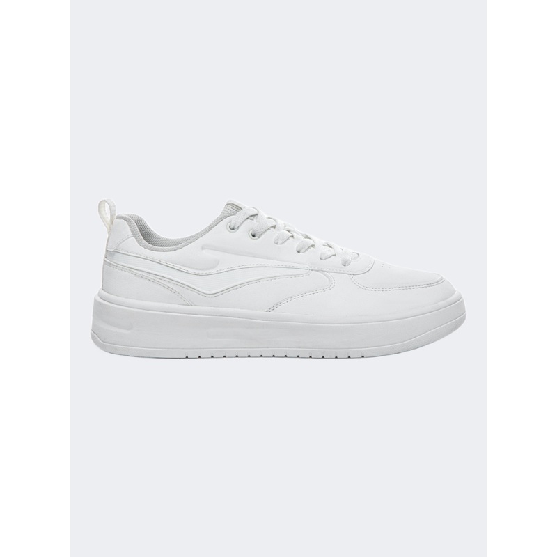 Erke Skateboard Men Lifestyle Shoes Light White