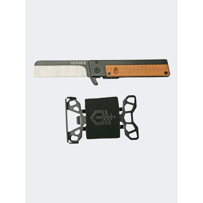 Gerber Quadrant Bamboo With Gerber Barbill Outdoor Tool Black/Brown