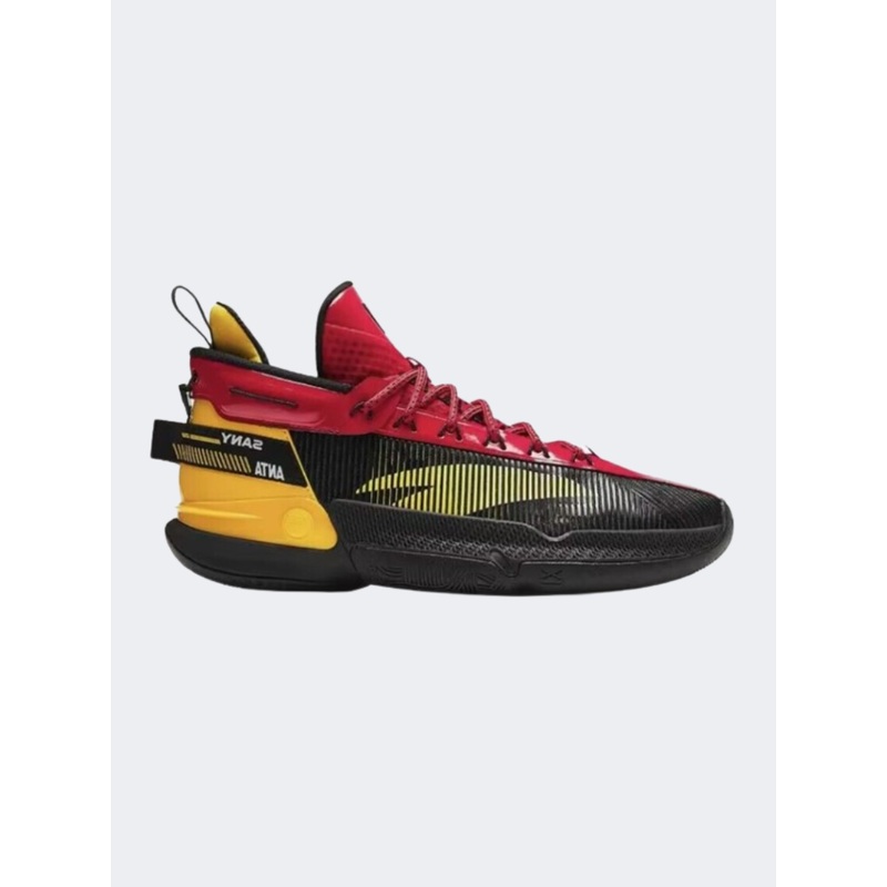 Anta Kt9 Men Basketball Shoes Black/Yellow/Red