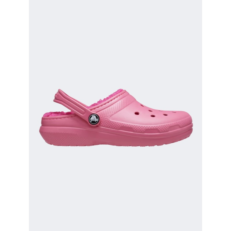 Crocs Classic Lined Kids-Unisex Lifestyle Slippers Hyper Pink