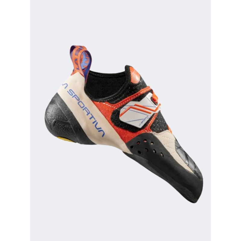 La Sportiva Solution Women Climbg Shoes White/Lily Orange