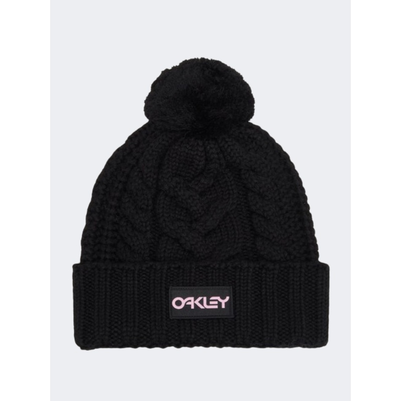 Oakley Harper Pom Unisex Lifestyle Beanie Blackout