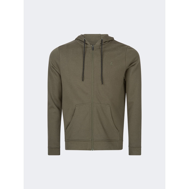 Oil And Gaz Comfy Men Hoody Olive