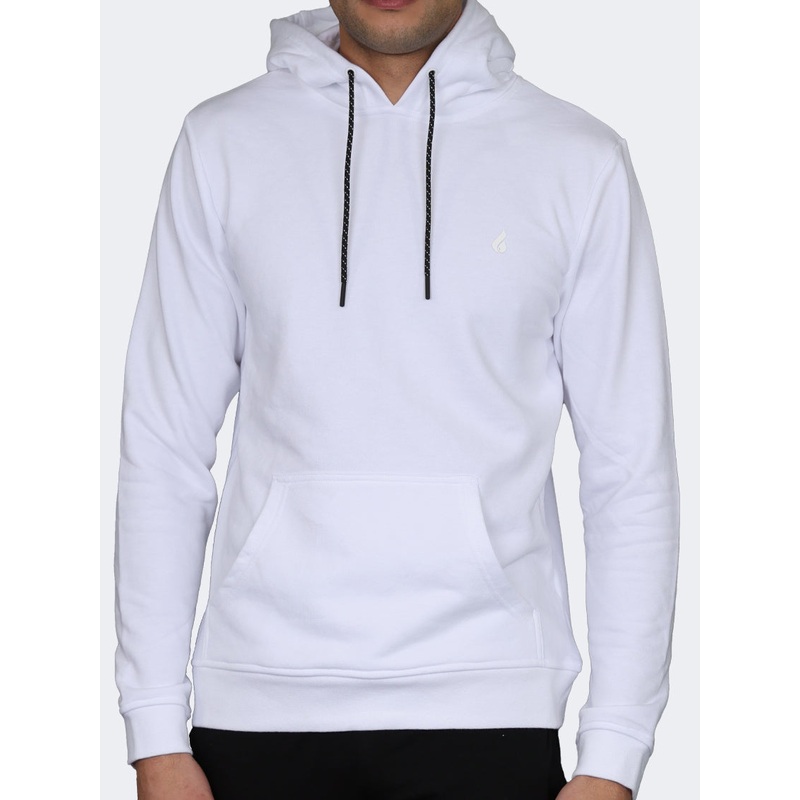 Oil And Gaz Plain Men Lifestyle Hoody White
