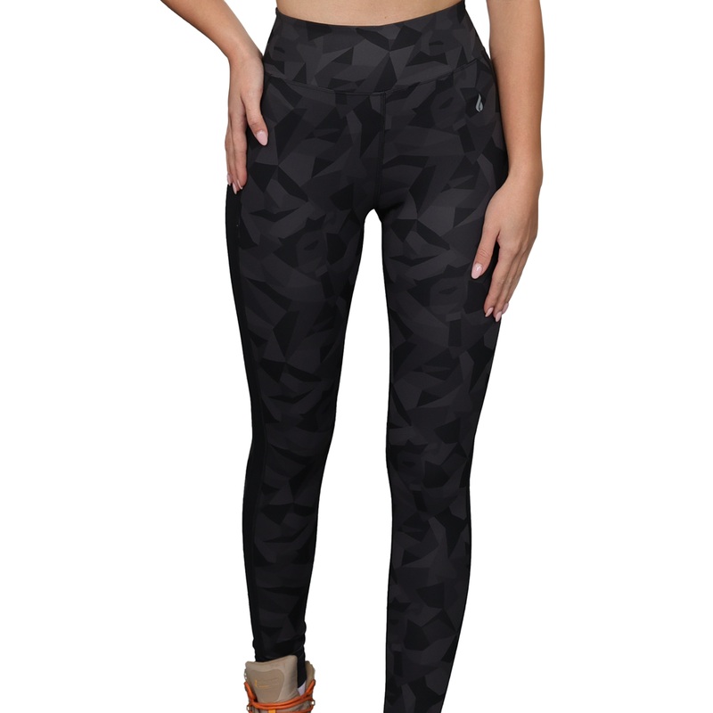 Oil And Gaz Printed Women Training Tight Multicolor
