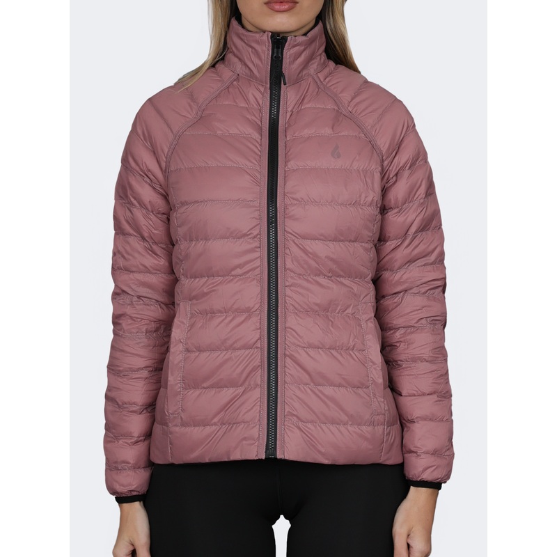 Oil And Gaz Reversible Down Women Lifestyle Jacket Black/Pink