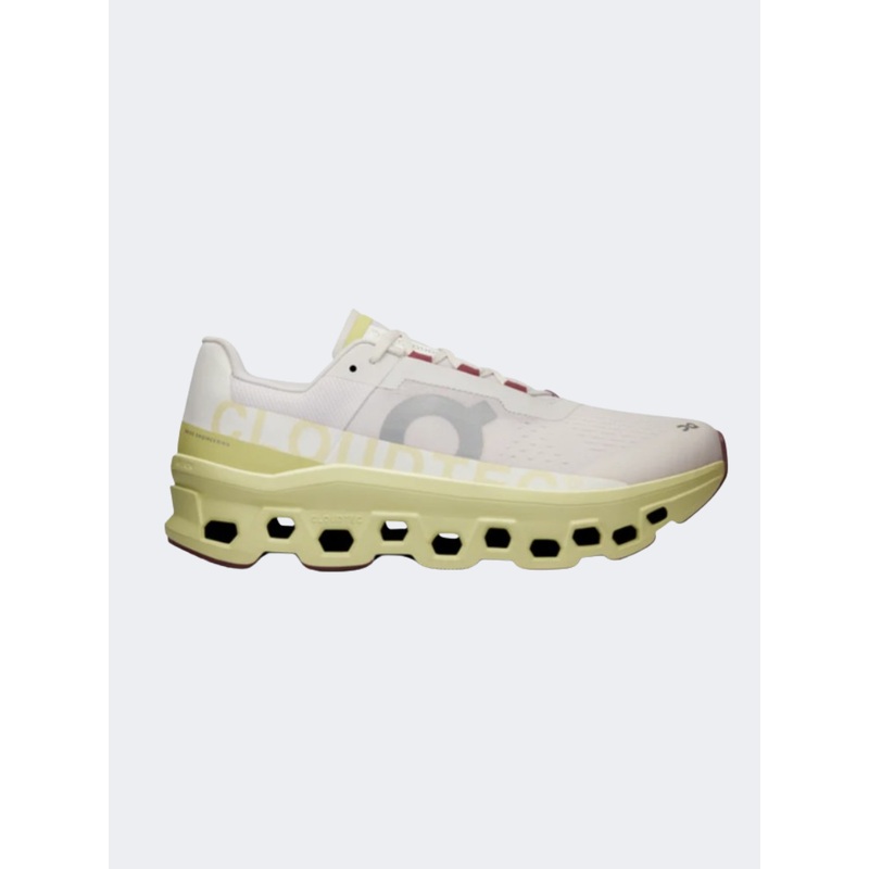 On Cloudmonster Women Running Shoes Frost/Acacia