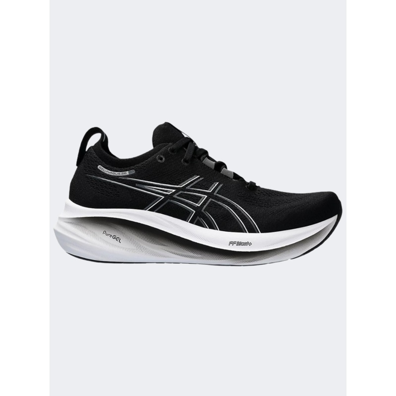 Asics Nimbus 26 Women Running Shoes Black/Graphite Grey