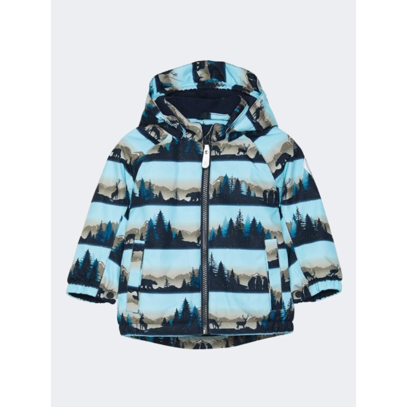 Color Kids Boys Skiing Jacket Aqua Esque