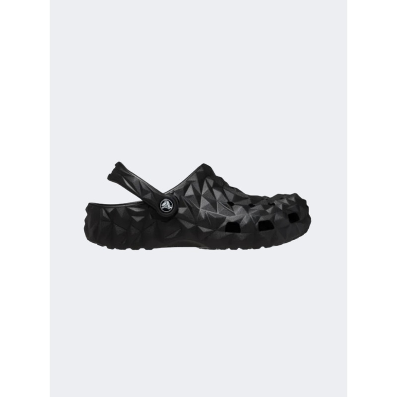 Crocs Classic Geometric Clog Unisex Lifestyle Slippers Black