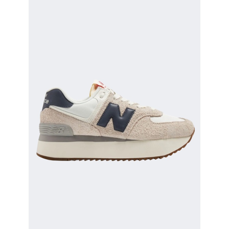 New Balance 574 Women Lifestyle Shoes Moonbeam/Navy