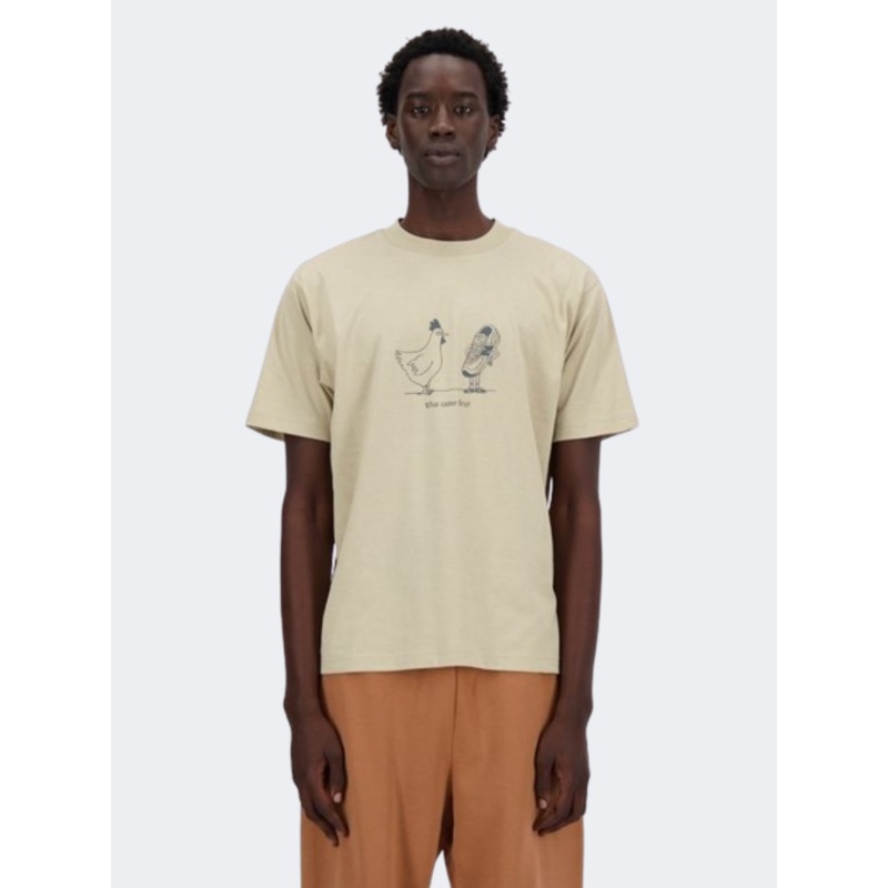New Balance Chicken Or Shoes Relax Men Lifestyle T-Shirt Stoneware