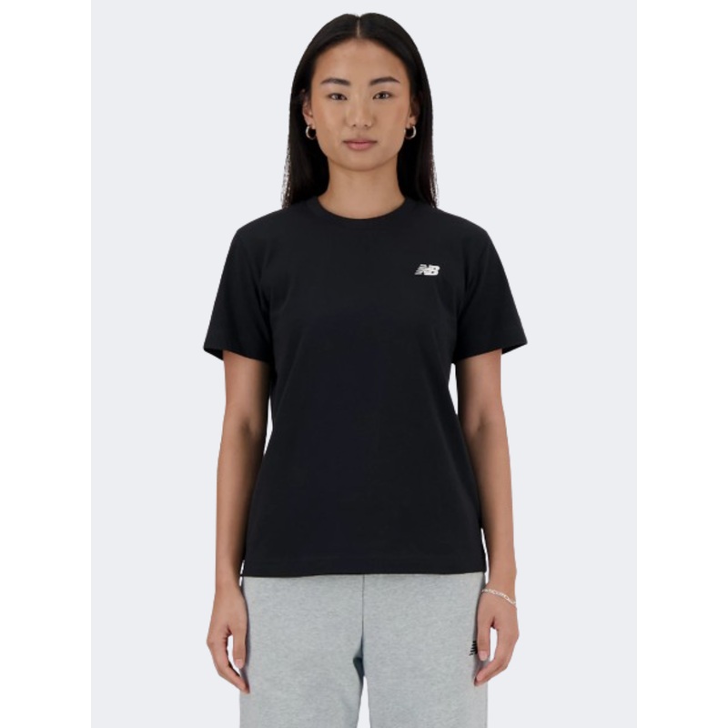 New Balance Essentials Small Jersey Women Lifestyle T-Shirt Black
