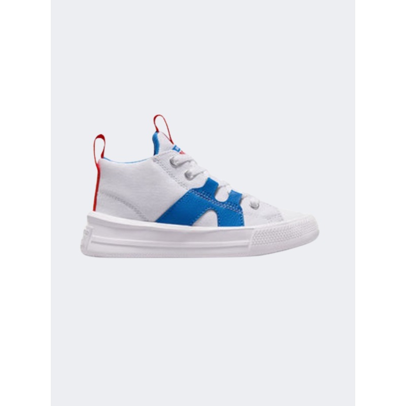Converse All Star Retro Ps Boys Lifetsyle Shoes White/Blue Slushy