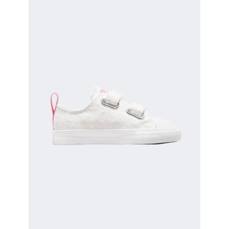 Converse Chuck Taylor As 2V Infant Girls Lifestyle Shoes Dazzling/White/Pink