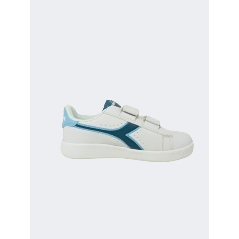 Diadora Game Ps Boys Lifestyle Shoes White/Blue