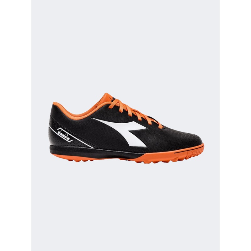 Diadora Pichichi 6 Tfr Men Football Shoes Black/White/Orange