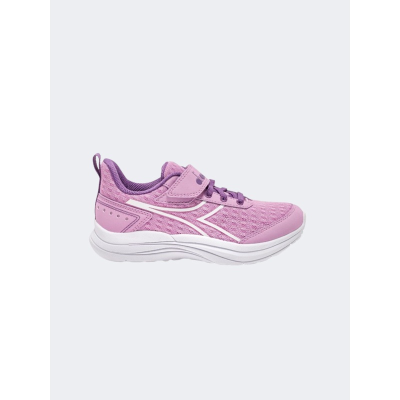 Diadora Snipe Ps Girls Running Shoes Orchid/White