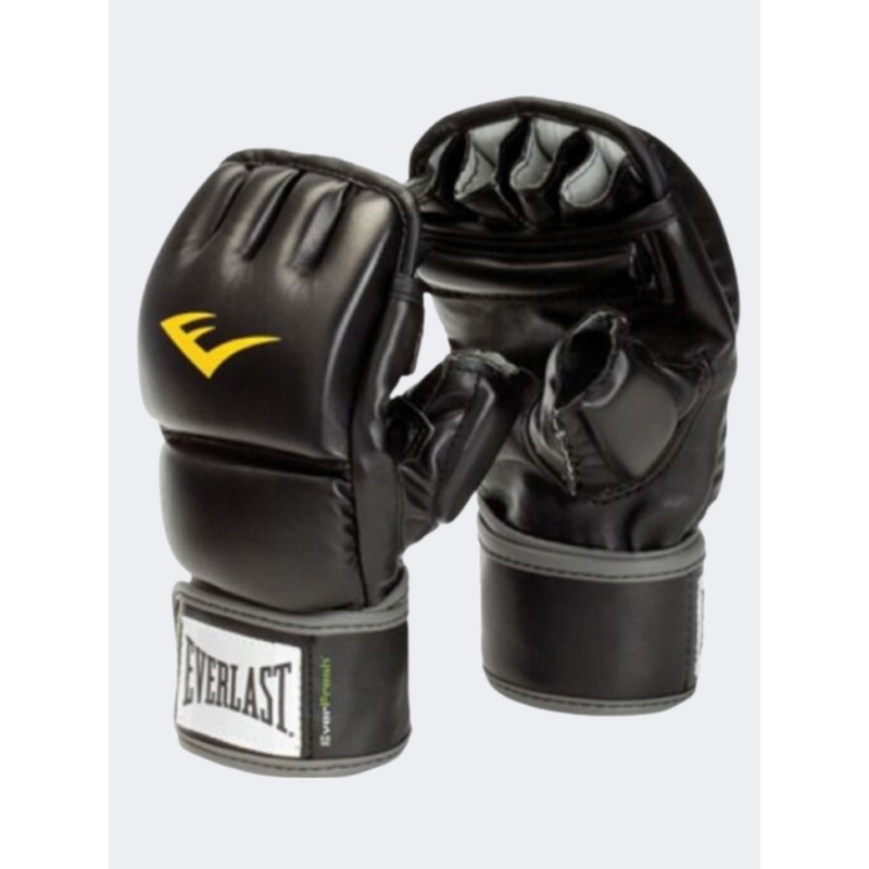 Everlast Wristwrap Heavy Unisex Mart-Art Gloves Black/White/Yellow