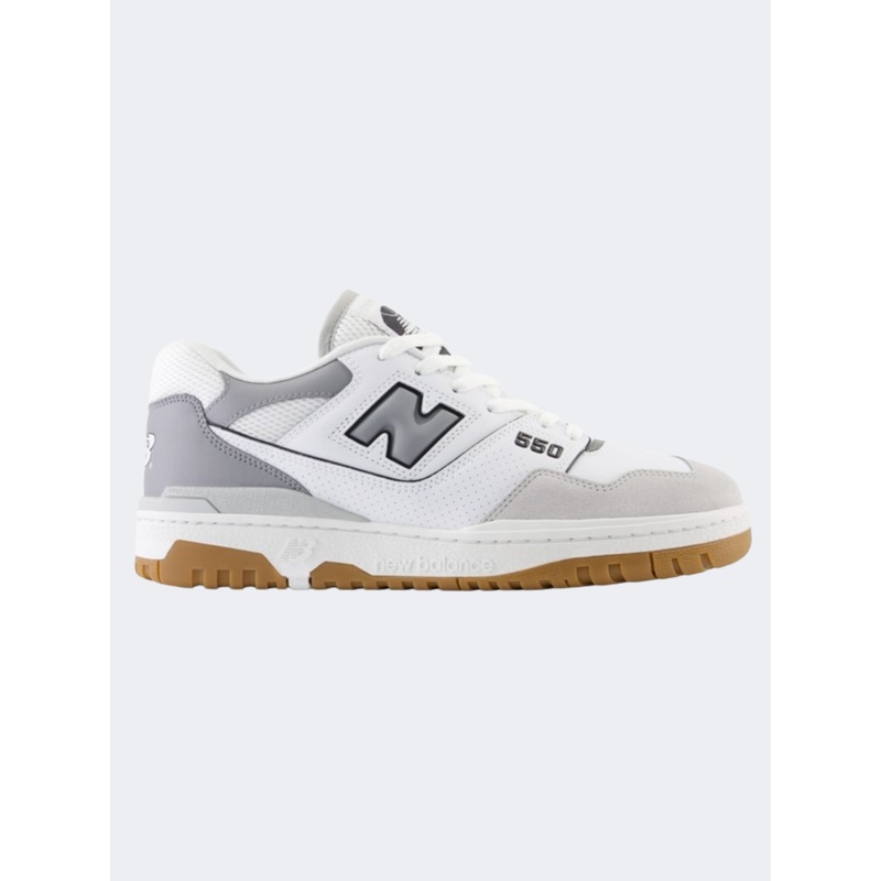 New Balance 550 Unisex Lifestyle Shoes White/Grey